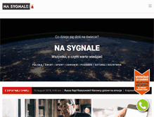 Tablet Screenshot of nasygnale.pl